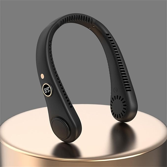 Neckband Air Cooler – Hands-Free Cooling Anywhere
Rechargeable Bladeless Fan for Summer Comfort