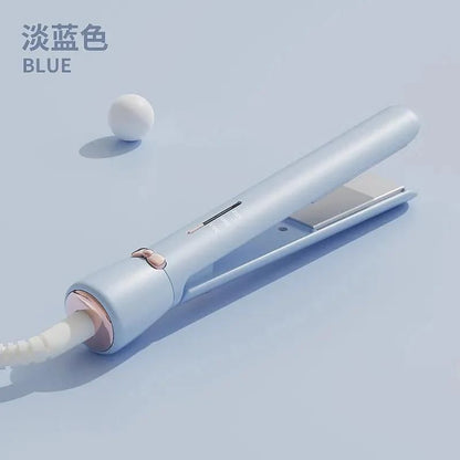2-in-1 Hair Curler & Straightener – Dry/Wet Styling Tool Smooth, Curl & Volume Anytime at Home