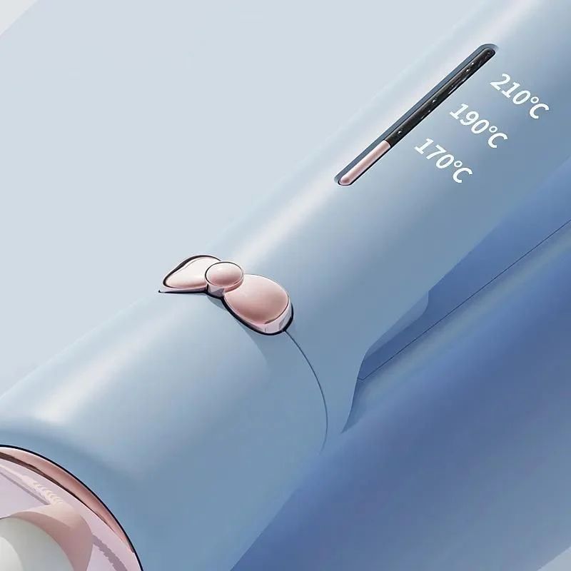 2-in-1 Hair Curler & Straightener – Dry/Wet Styling Tool Smooth, Curl & Volume Anytime at Home